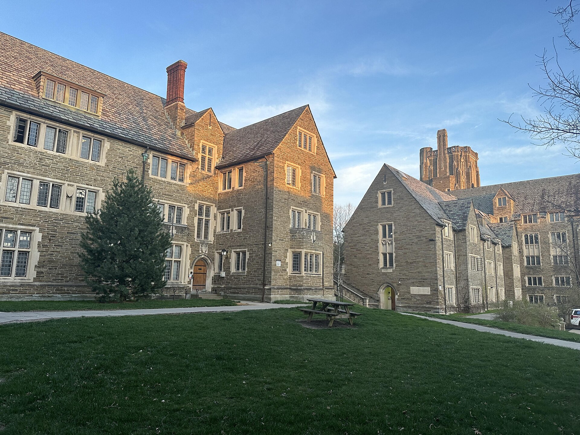 View of Baker Hall South and Founders Hall