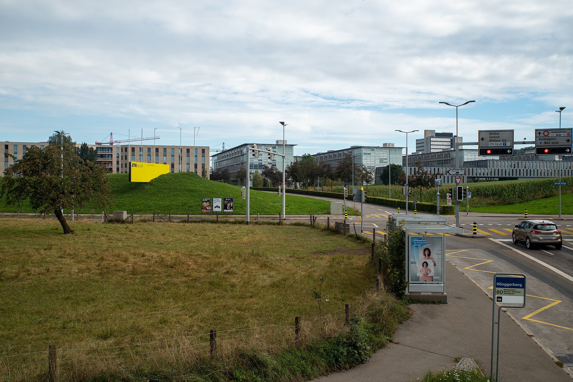 ETH Hönggerberg campus, seen from Hönggerbergstrasse