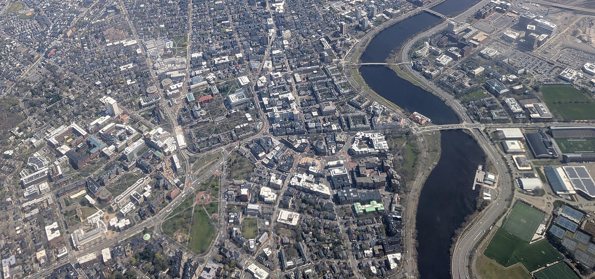 Harvard University aerial 20250415
