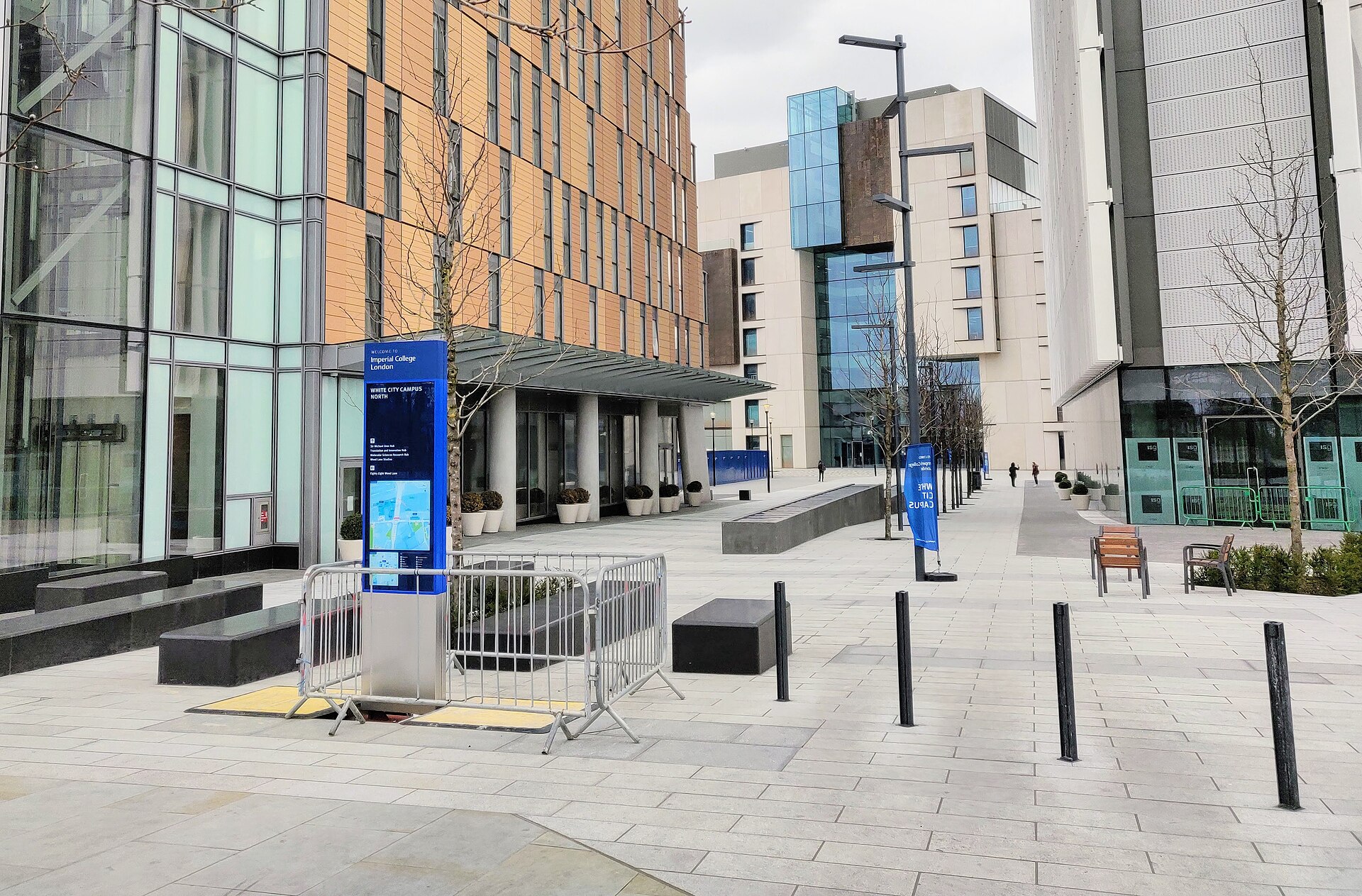 Entrance place, White City North Campus