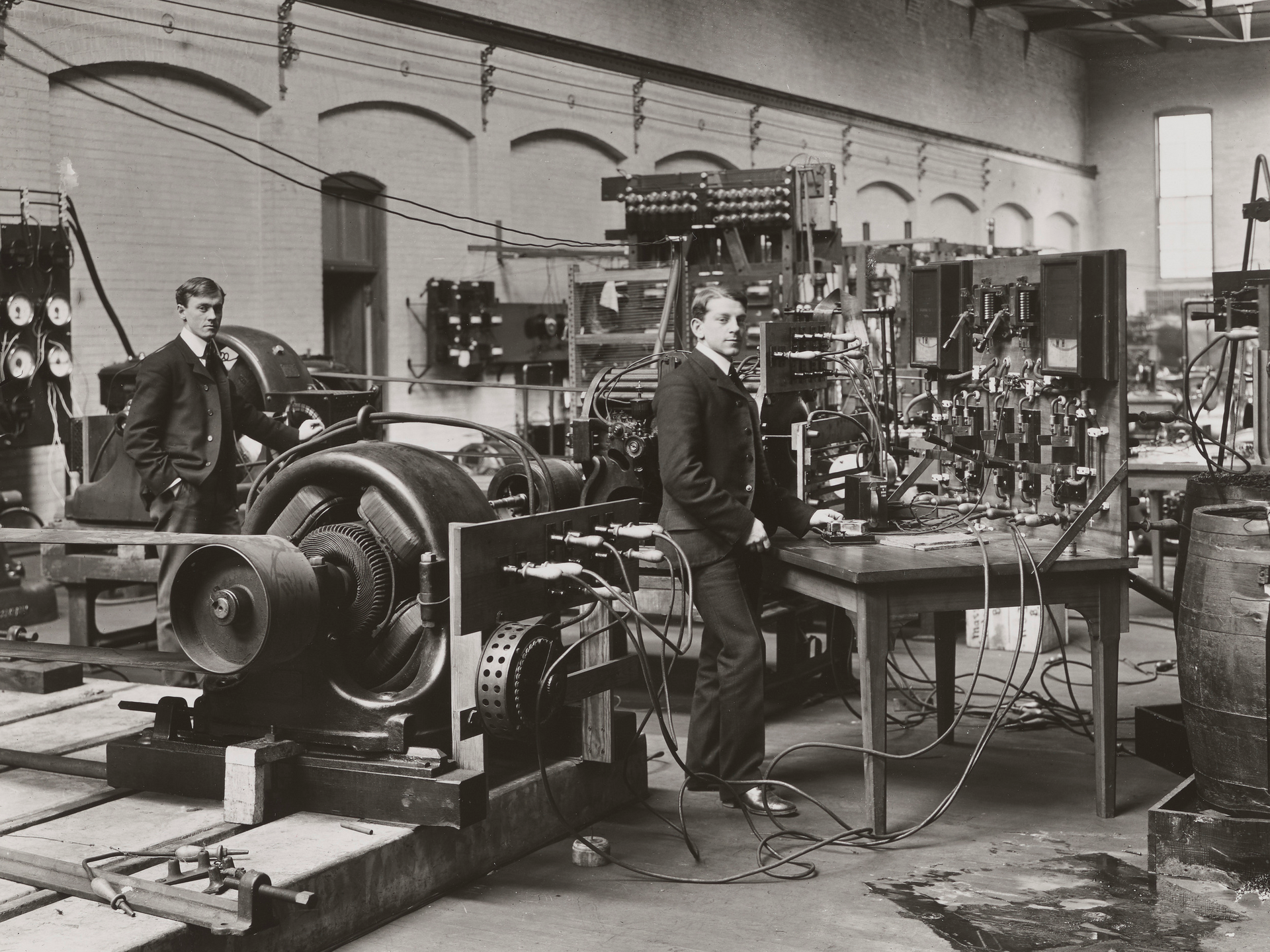 MIT dynamo room Boston campus c1895 cropped