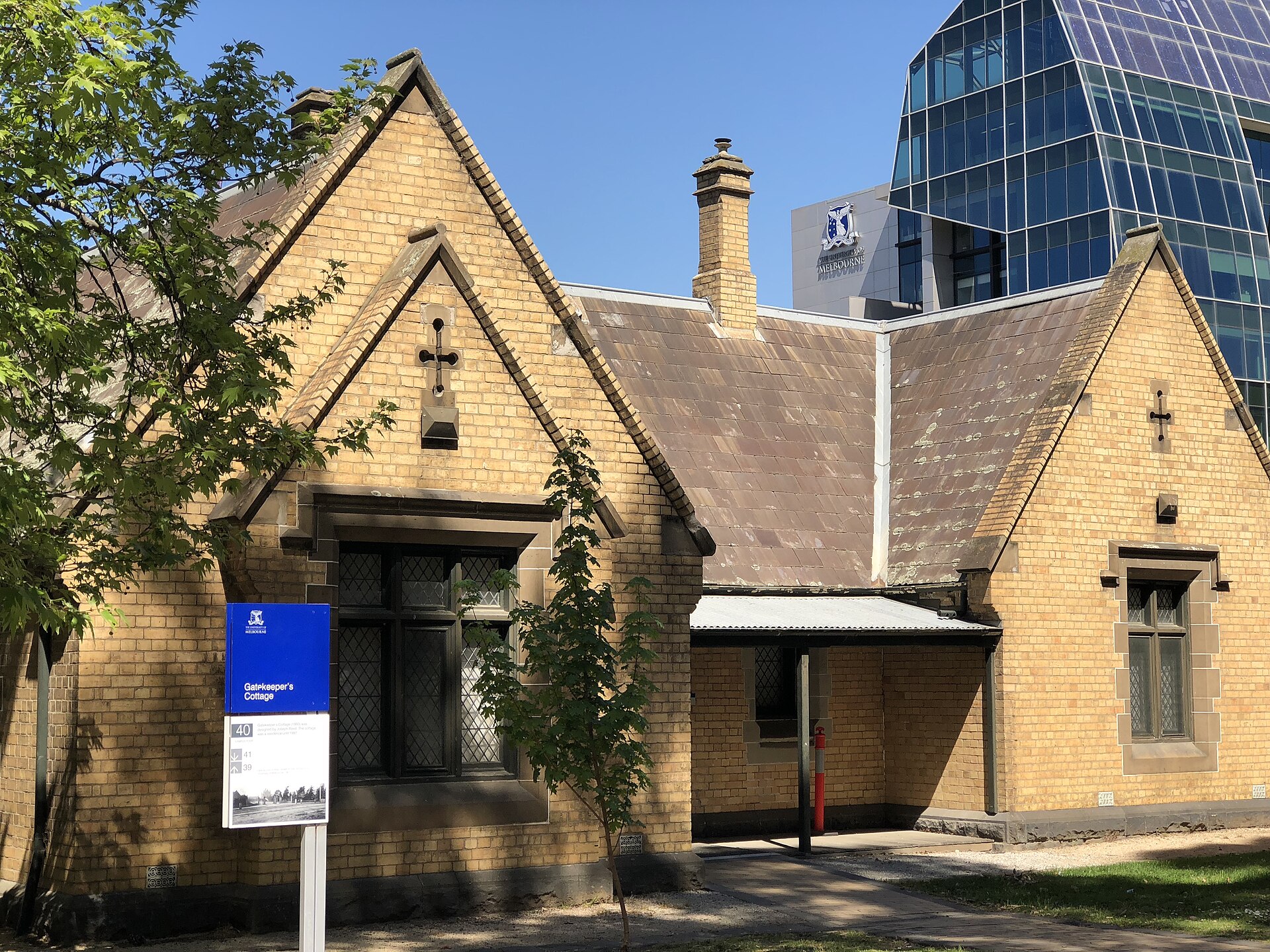 Gatekeeper's Cottage at the University of Melbourne, Parkville campus