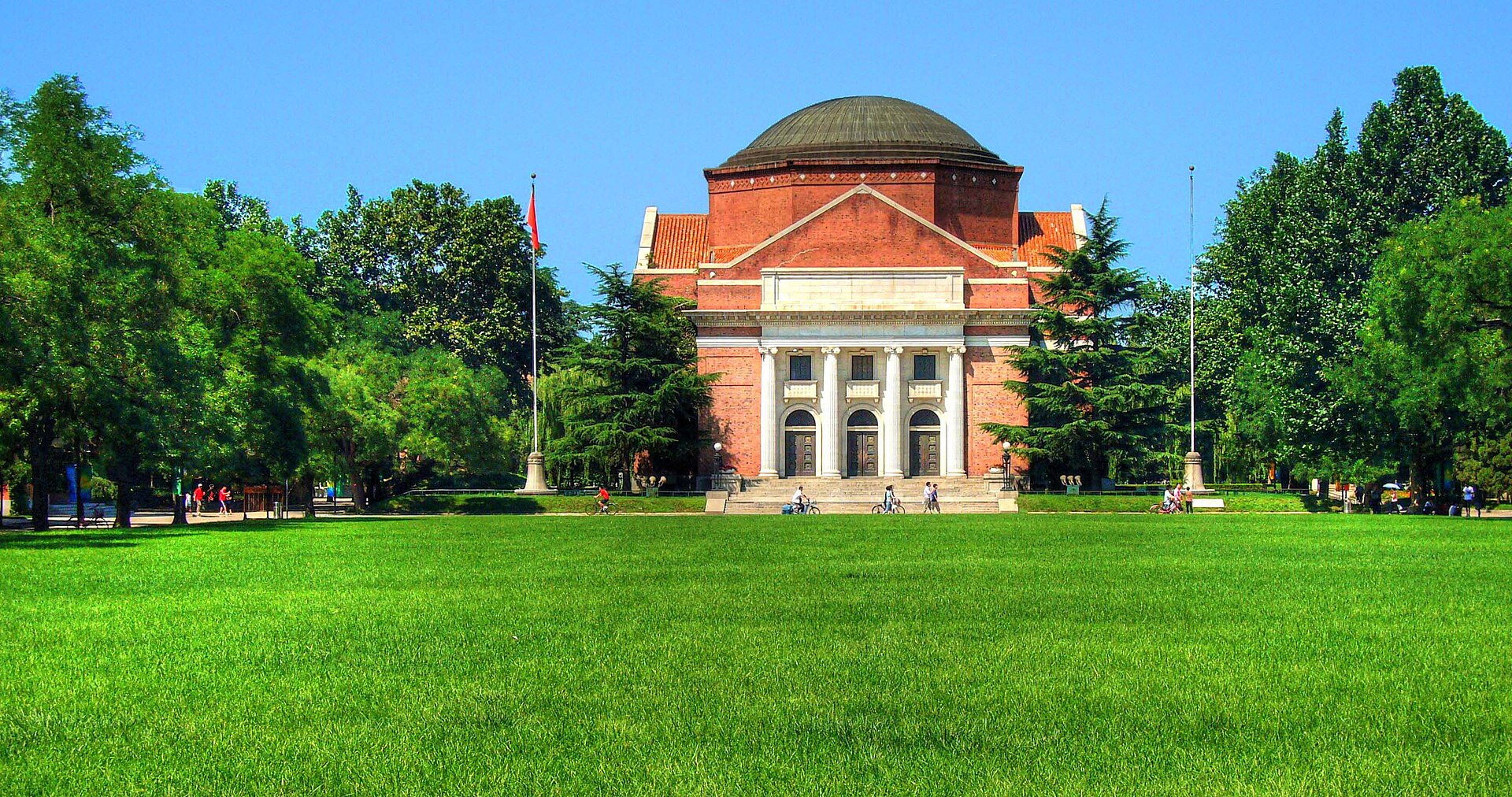 The campus of the Tsinghua University in Beijing, China.