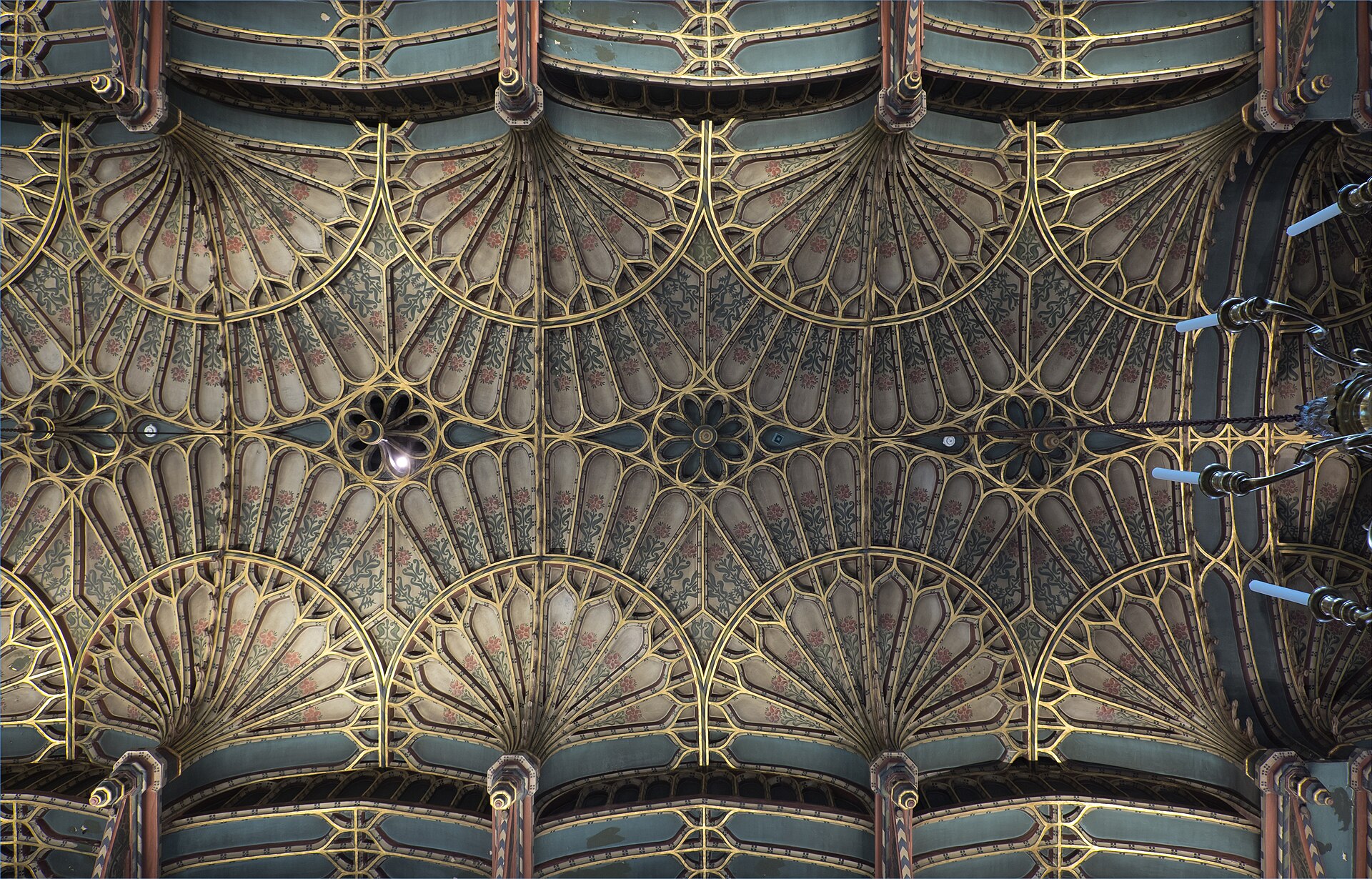 The ceiling of Brasenose College Chapel, University of Oxford